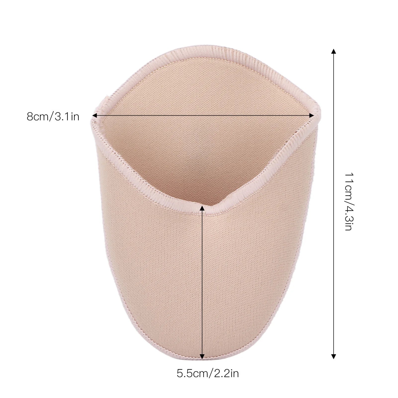 Foot Care Dance Protector Insoles Ballet Dance Shoes Covers Pointe for Running Mountaineering Foot Care Dance Protector Qme
