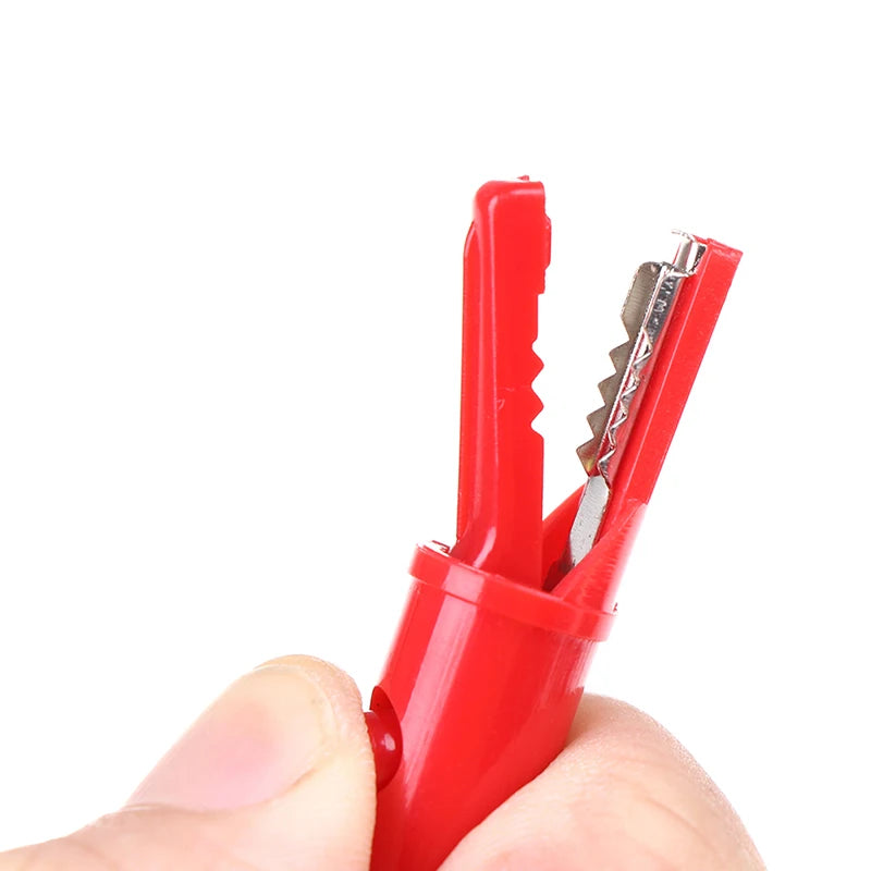 20set push button type full protective alligator clip for professional multimeter Qme