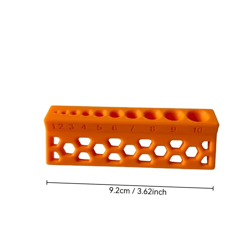 15mm ten hole drilling guide, auxiliary drill bit fixation, firmly fixed on PVC pipe, precise drilling to prevent drilling slipp Qme