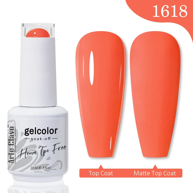 Arte Clavo Jelly Series Semi-transparent Light Pink Peach Gel Nail