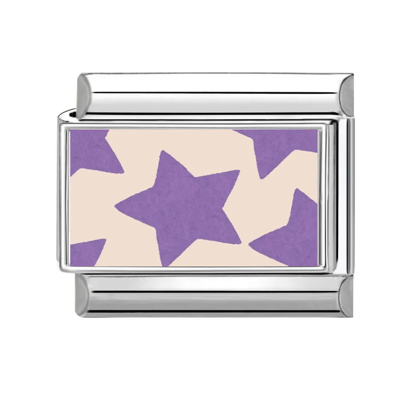 2025 Blue Lotus Leaf Sun Eye Cactus Italian Charm Link Sliver Modular