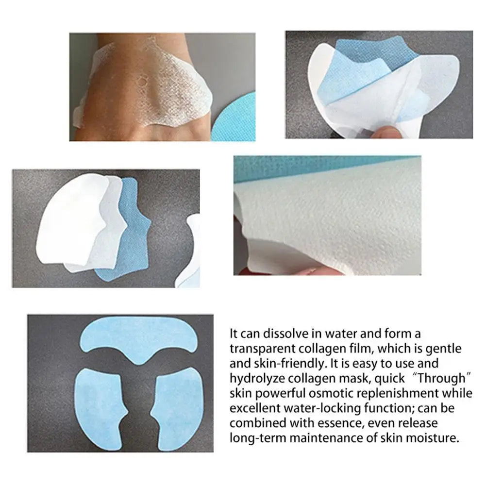 1 Set Collagen Film Water Soluble 2024 Moisturizing Paste Essence Dark Patch Circles Face Collagen Face Skin Care Qme