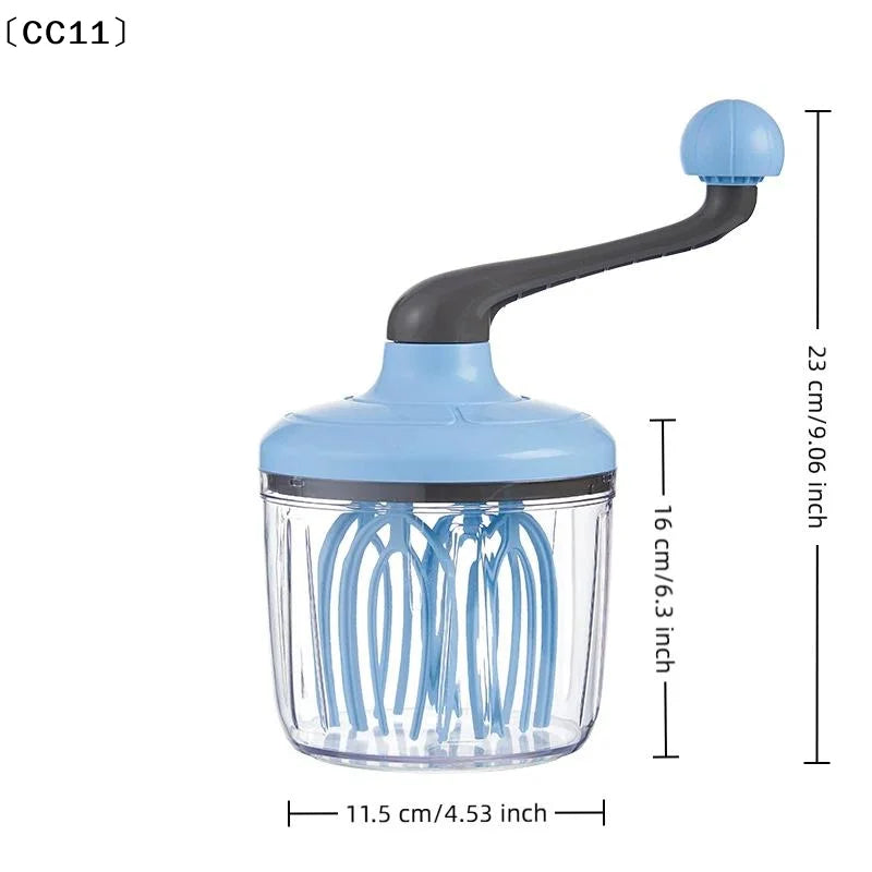 Multifunctional Manual Whisk Semi-automatic Egg White Cream Cake Hand Qme