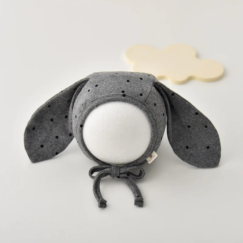 Adorable Newborn Baby Hat Soft Cotton Spring Autumn Infant Cap Cute Qme GRAY