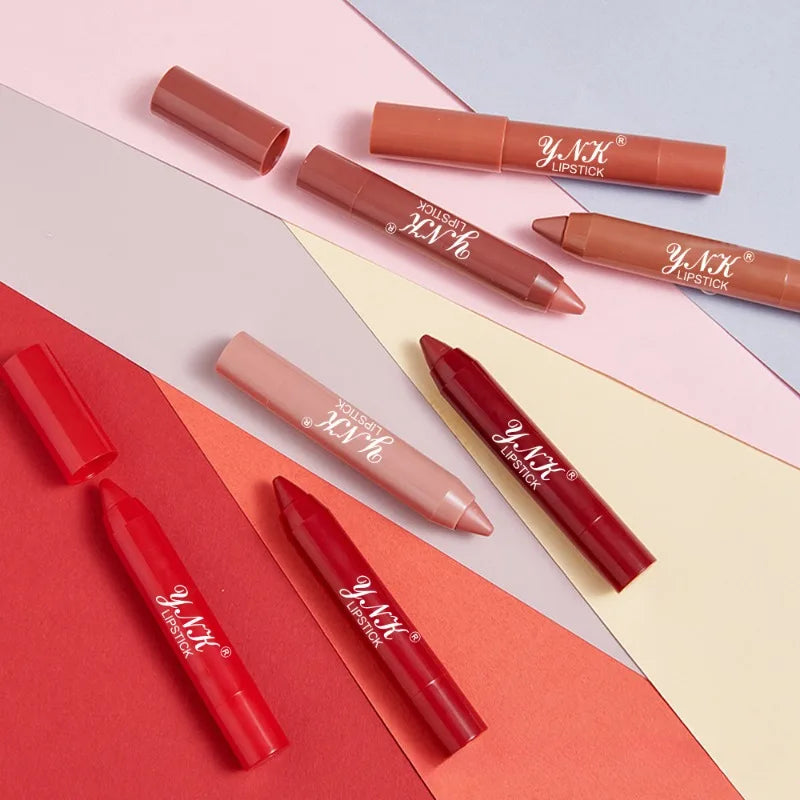 Pink Series Velvet Matte Lipstick Pen Waterproof Long Lasting Red Qme