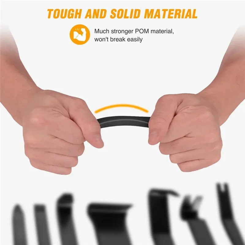 A02F-Auto Trim Removal Tool Kit For Car Audio Dash Panel Window Molding Fastener Remover Tool Kit Qme