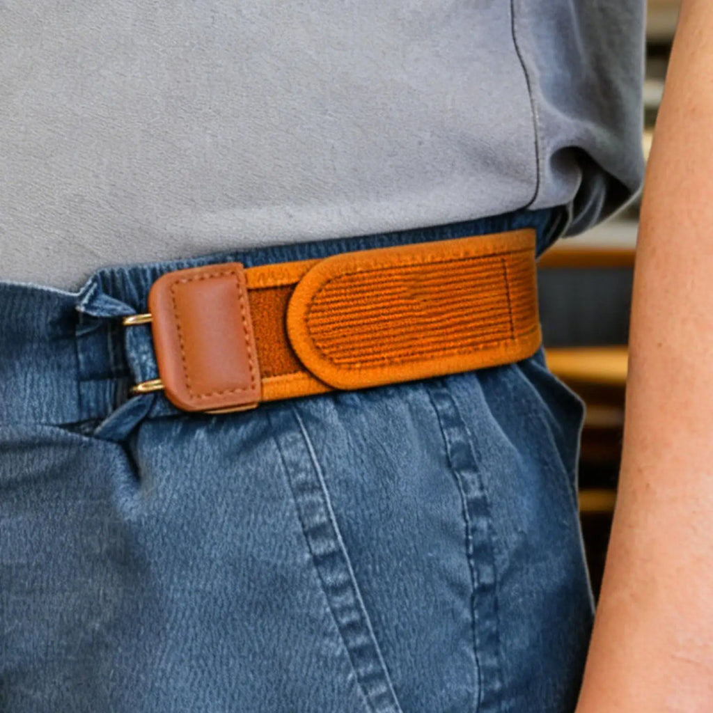 hot sale 1pcs Elastic Belts for Women No Buckle Unisex Waist Strap Women's Belts for Men Work Casual Business Home Travel Qme