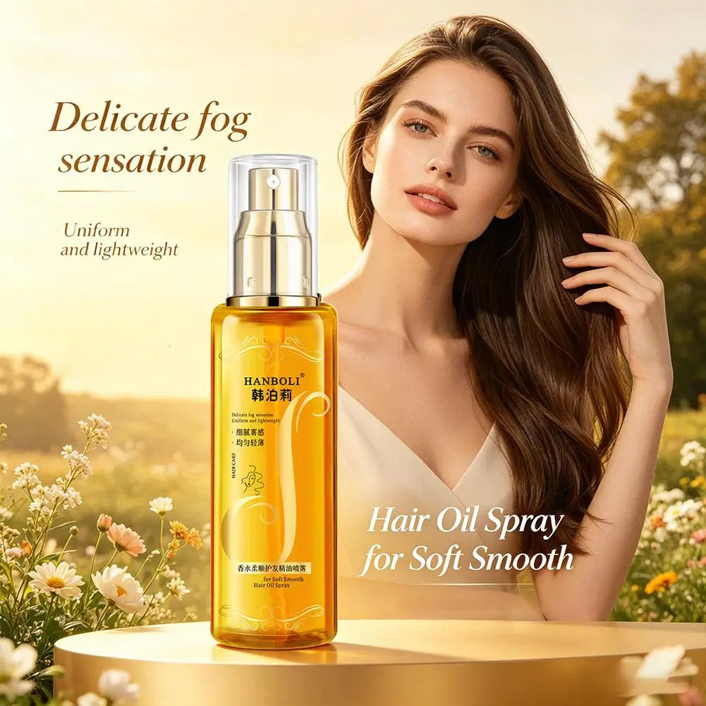 Haircare Essential Oil Hair Spray Moisturizing Softening Essence Qme