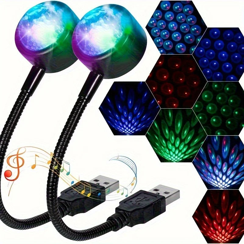 Magic Ball Light Car Roof Night Light, Car Interior Light Car Ceiling Interior Light Portable Adjustable Qme