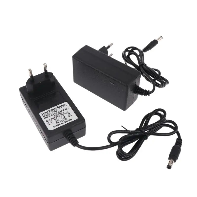 21V Lithium Battery Charger 1A 2A 18V Intelligent Power Adapter EU Qme