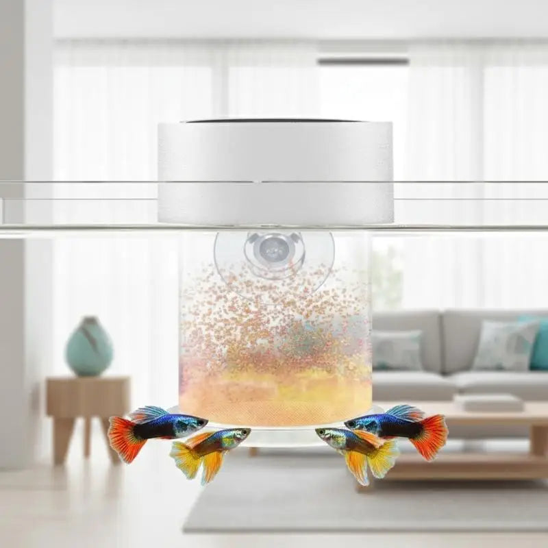 Food Feeder Fish Tank Aquarium Accessories Transparent Arcylic Qme