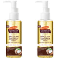 Brazilian Coconut Firming Body Oil, 48H Moisture & Sculpting with Acai, Guarana & Hyaluronic Acid for Bum & Bust Qme WHITE 100g