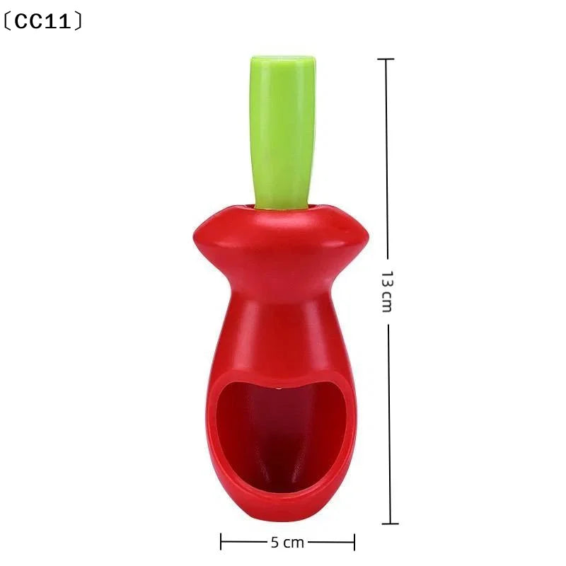 Kitchen Tool Cherry Seed Remover Pitter Non Slip Grip Home Baking Jam Qme