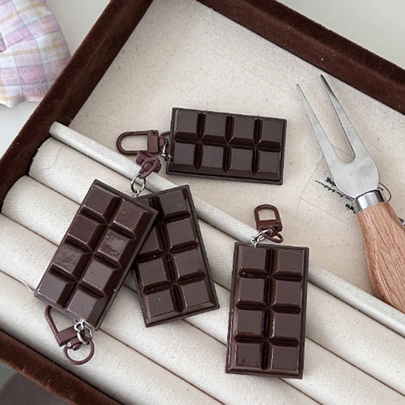 Bag Phone Pendant Modern Simplicity Simulated Cute Food Chocolate Qme