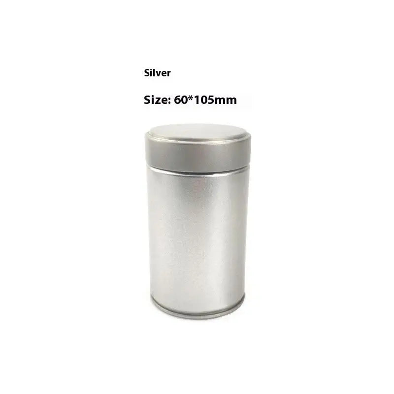 Portable Mini Matcha Powder Can Thick Tinplate Tea Sealed Jar Spice Qme A2