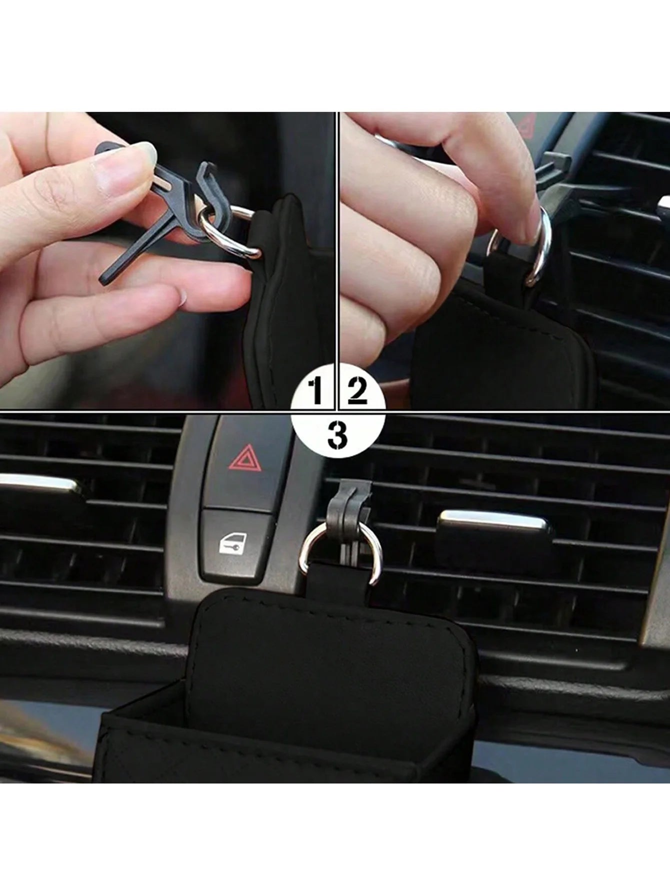 Car Air Vent Storage Bag Box Qme