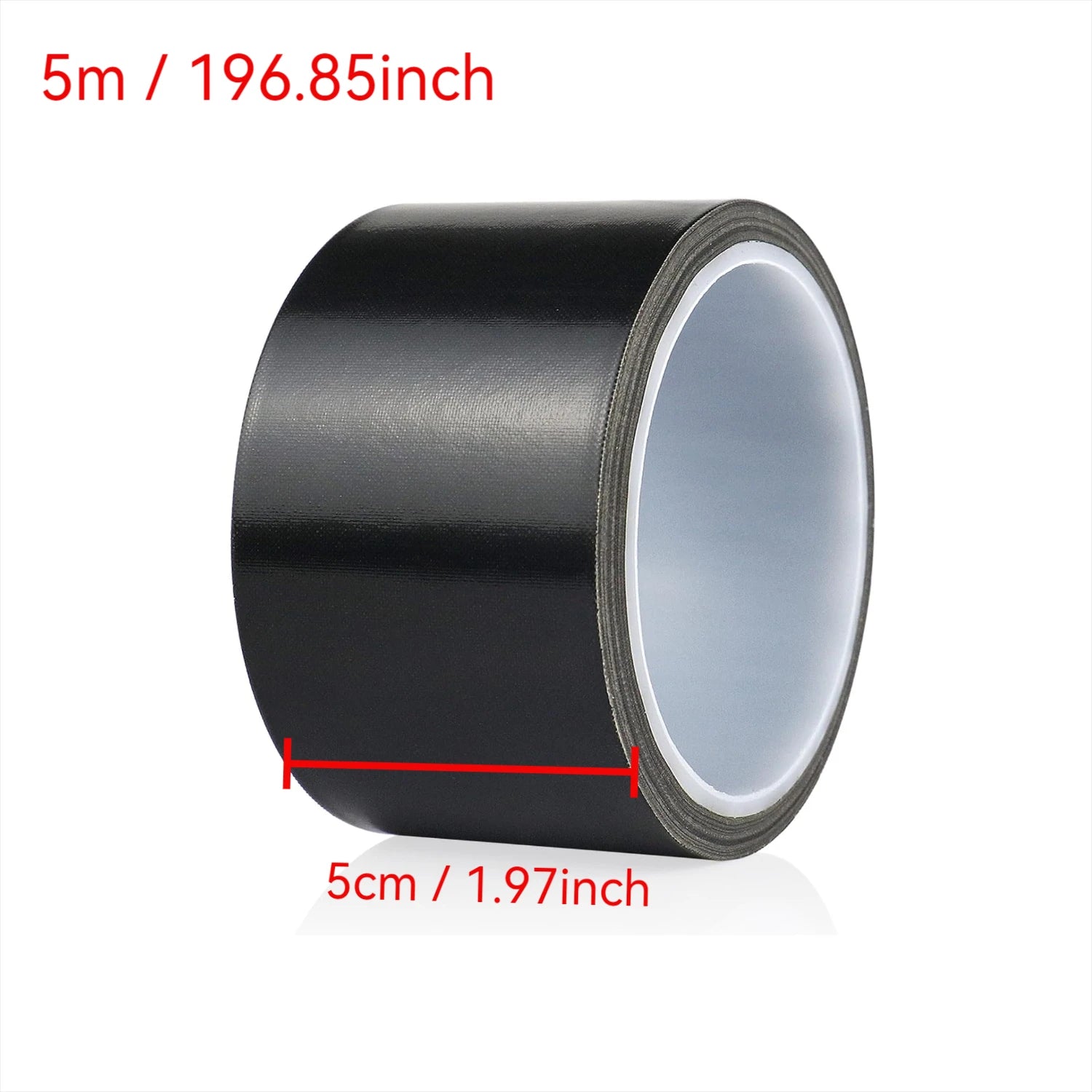 5m/10m Waterproof Black Fabric Repair Tape Self Adhesive Duct Tape For Sofa Car Seat Motorcycle Cushion Heavy Duty Patch Fix Qme 5cmX5m 4Pcs