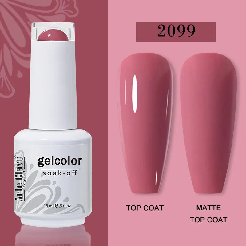 Arte Clavo Red Series Nail Polish Party Colors Gel Varnishes All Qme 2099