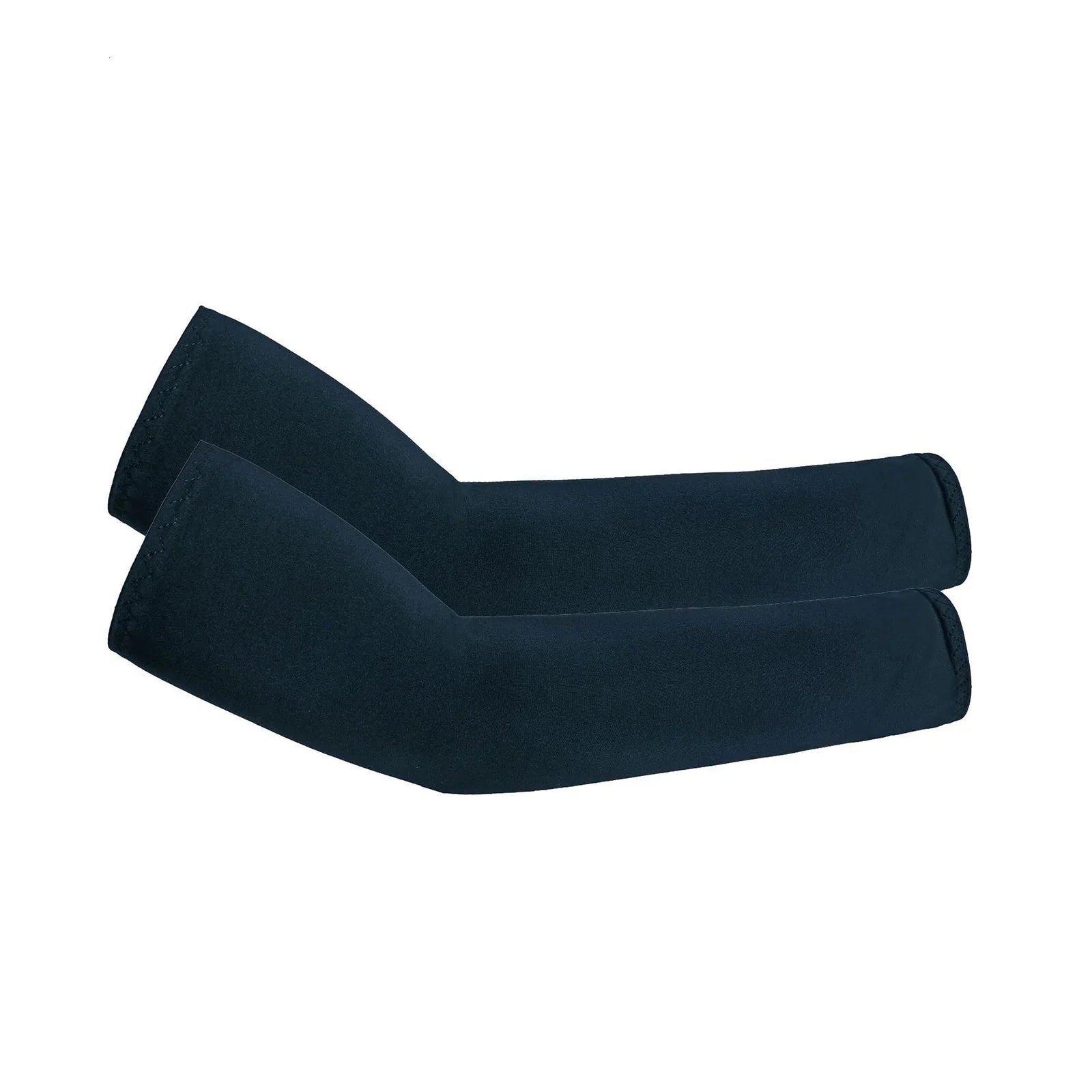 Lightweight Summer Sun-protective Sleeves for Outdoor Sports Cycling Hiking Solid Color Breathable Ice Sleeves Fishing Sleeves Qme Navy One Size