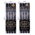 4 Pcs Black Hand Lettering Calligraphy Pen Set Drawing Writing Learning Fine Brush Markers Art Supplies Manga Pen Qme 2 boxs