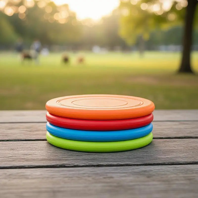 Interactive Silicone Flying Saucer Toy Dogs Cats Chew Resistant Disc Qme