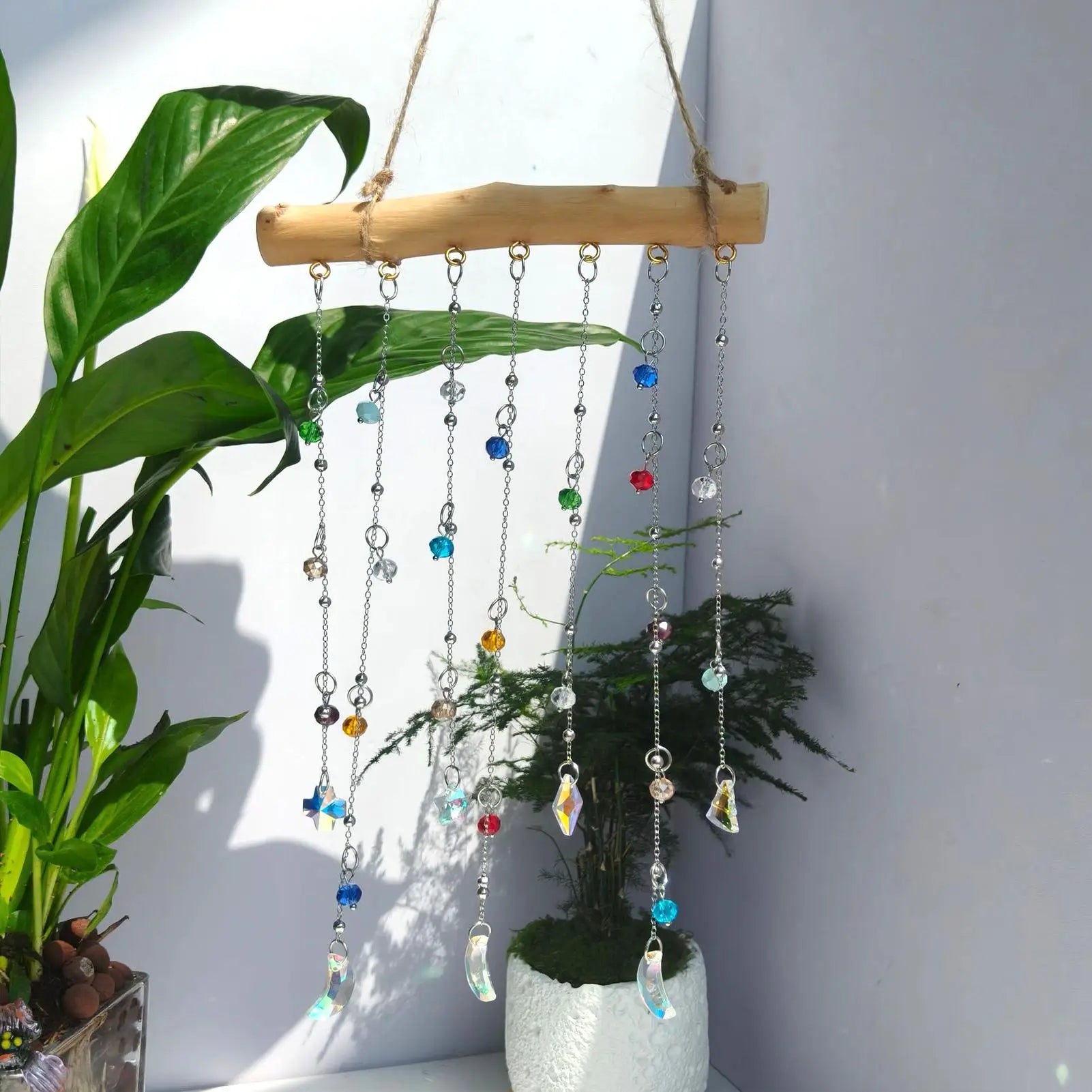 Sunlight Catcher Crystal Home Decor Sunlight Catcher For Window Indoor For Outdoor Backyard Garden Patio Balcony Tree Door Qme