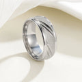 Hip Hop Anti Stress Anxiety Fidget Spinner Couple Rings For Lovers Rotating Stainless Steel Wedding Band Knuckle Ring Jewelry Qme 1 7