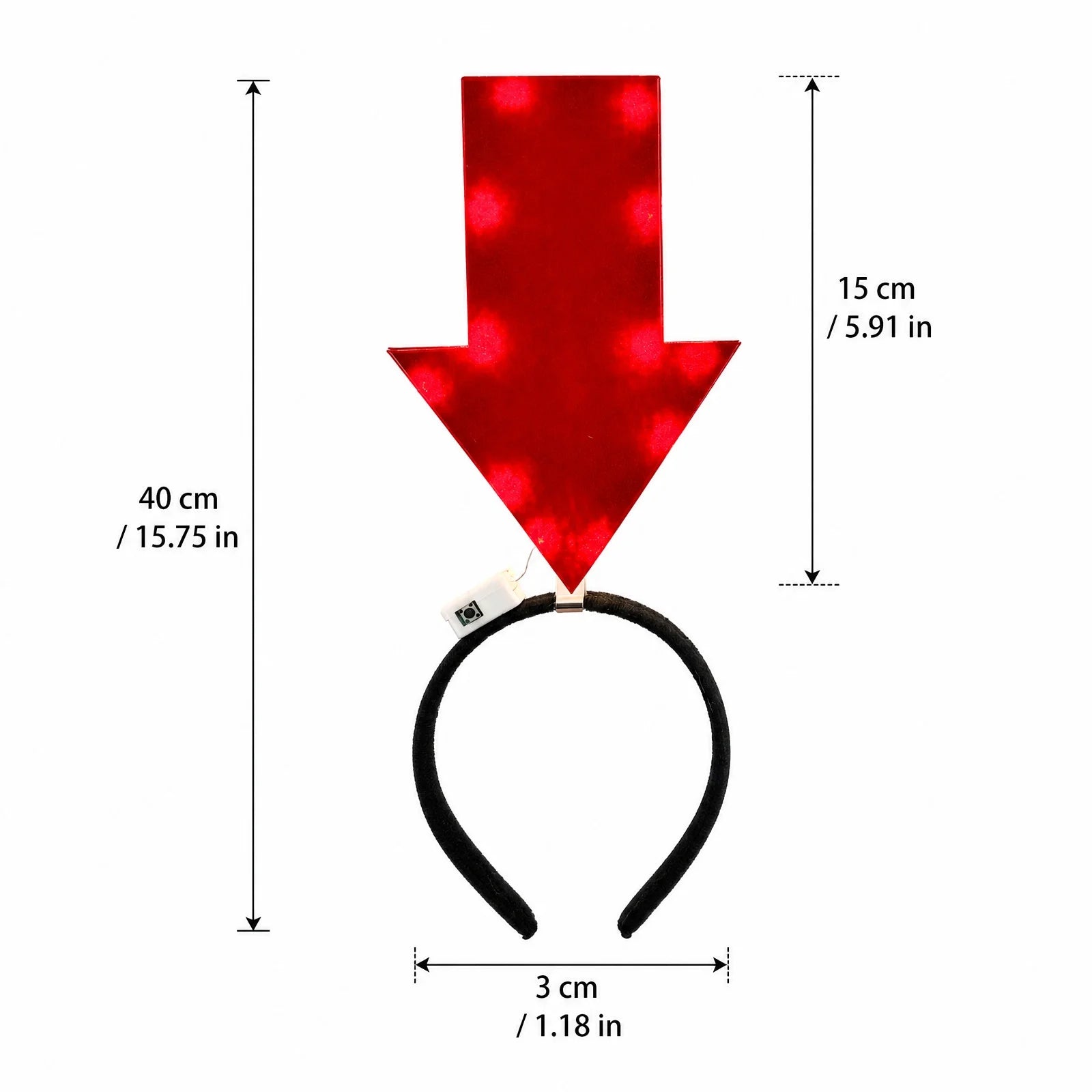 Creative Funny Question Exclamation Hair Headband Holiday Party Photography Props Kids Outdoor Anti-lost Arrow Headband Qme