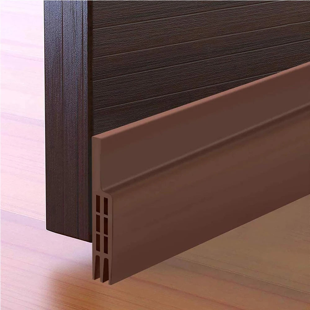 1-4pcs Door Dust Stopper Seal Strip 1m TPE Self-adhesive Door Under Gap Weather Strip Acoustic Foam 5 Colors Anti Draft Tape Qme