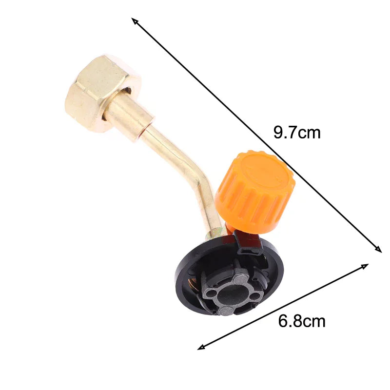 Gas Butane Cylinder Tank Charging Valve Refill Direct Connector Qme