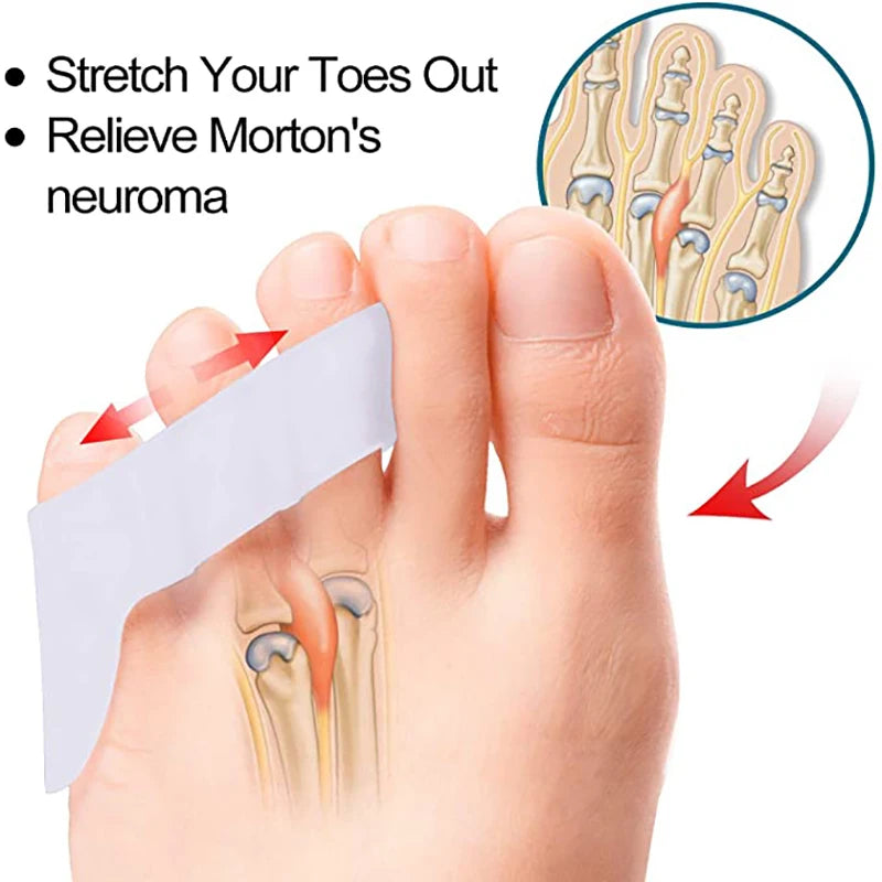 Three Hole Little Toe Separator Overlapping Toes Bunion Blister Qme
