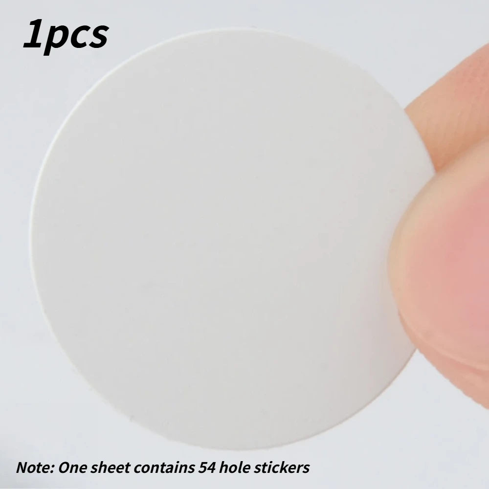 Self-Adhesive Round Screw Cap Cover Stickers Decorative Decals for Cabinet Desk Wood Craft Home Furniture Qme White 1pcs