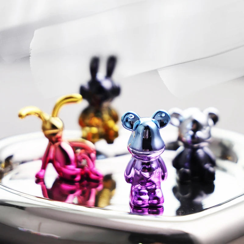 Cute Cartoon Bear Car Interior Decorations Center Console Ornaments Qme