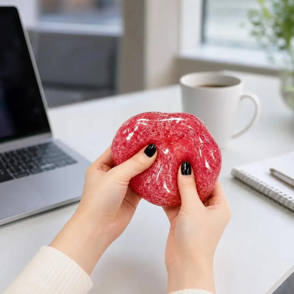 Apple Smoothie Stress Toy Squishy Cool Summer Artificial Fruits Kids Qme