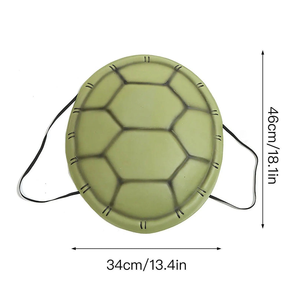Halloween Turtle Shells Cosplay Simulation Tortoise Shells Photo Props for Role Play Party Performance Costumes Ninja Qme