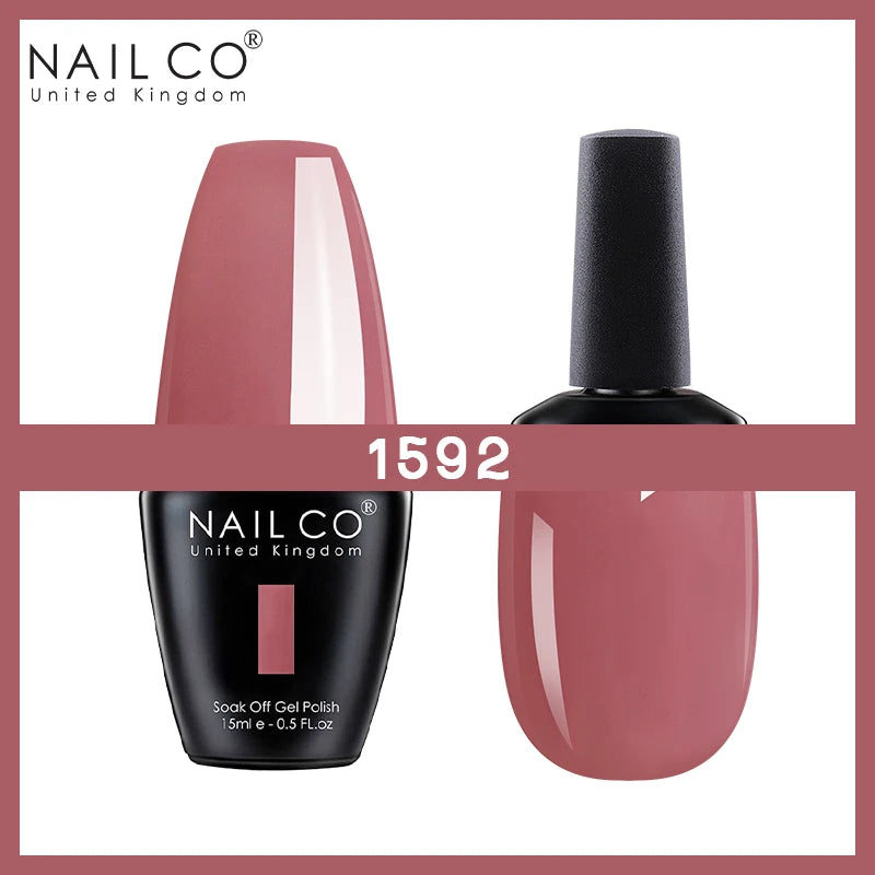 NAILCO Nude Nails Gel Nail Polish UV LED Semi-permant Varnish Hybrid