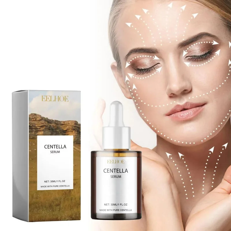 Centella Serum Nourish Improvement Dry Skin Smoothing Rejuvenation Brighten Moisturizing Hyaluronic Acid Face Essence Skin Care Qme