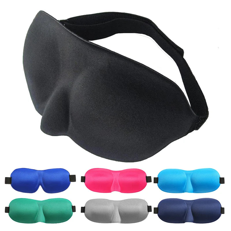 Eye Patch Women Men Soft Portable Blindfold Travel Sleep Eyepatch 3D Sleep Mask Natural Sleeping Eye Mask Eyeshade Cover Shade Qme