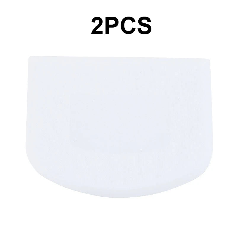 Baking-Supplies Dough-Scraper Plastic Smooth Edge Butter Cake Spatula Essential Household Kitchen Baking Tool Qme White