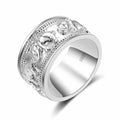 Animal Wholesale Retro Cute Small Elephant Shape Big Rings 925 Sterling Silver Color Finger Ring For Women Fashion Jewelry Qme 6