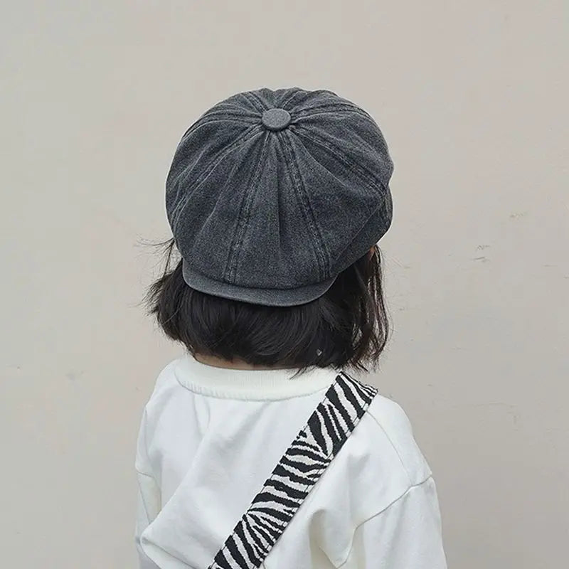 Kids Forward Cap Spring Autumn Baby Toddler Newsboy Hat Soft Cotton Qme