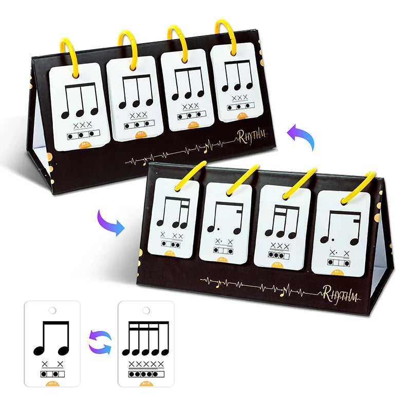 Music Enlightenment Learning Cards Note Instrument Rhythm Cognition Qme