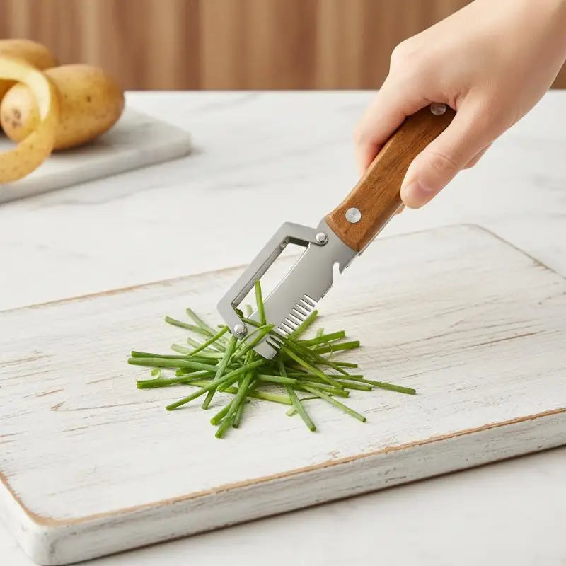 Multi-functional 3-in-1 Stainless Steel Serrated Vegetable Peeler Qme Default Title