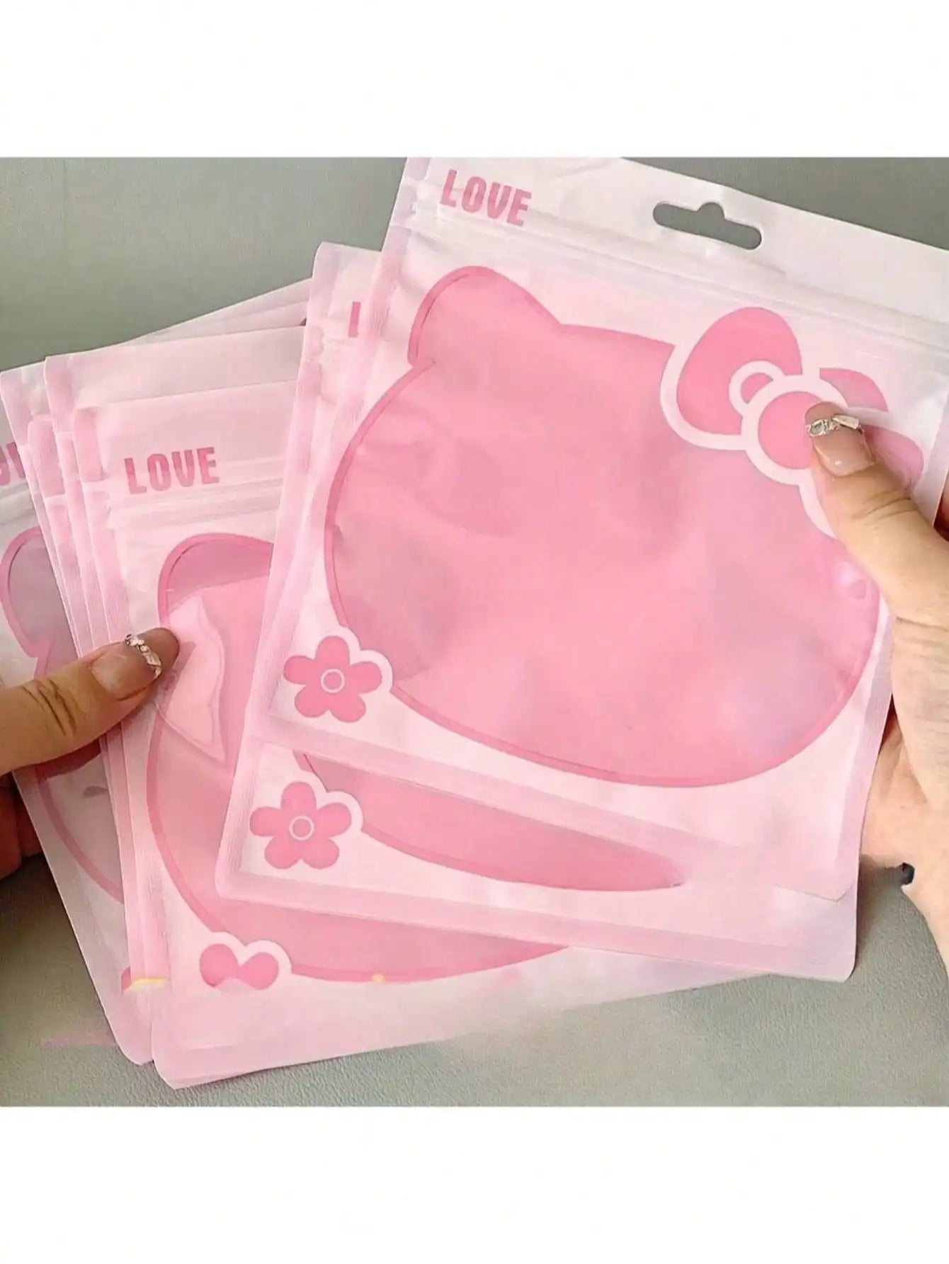 Jewelry Self Sealing Bag Cosmetic Storage Plastic Cartoon Nail Art Qme