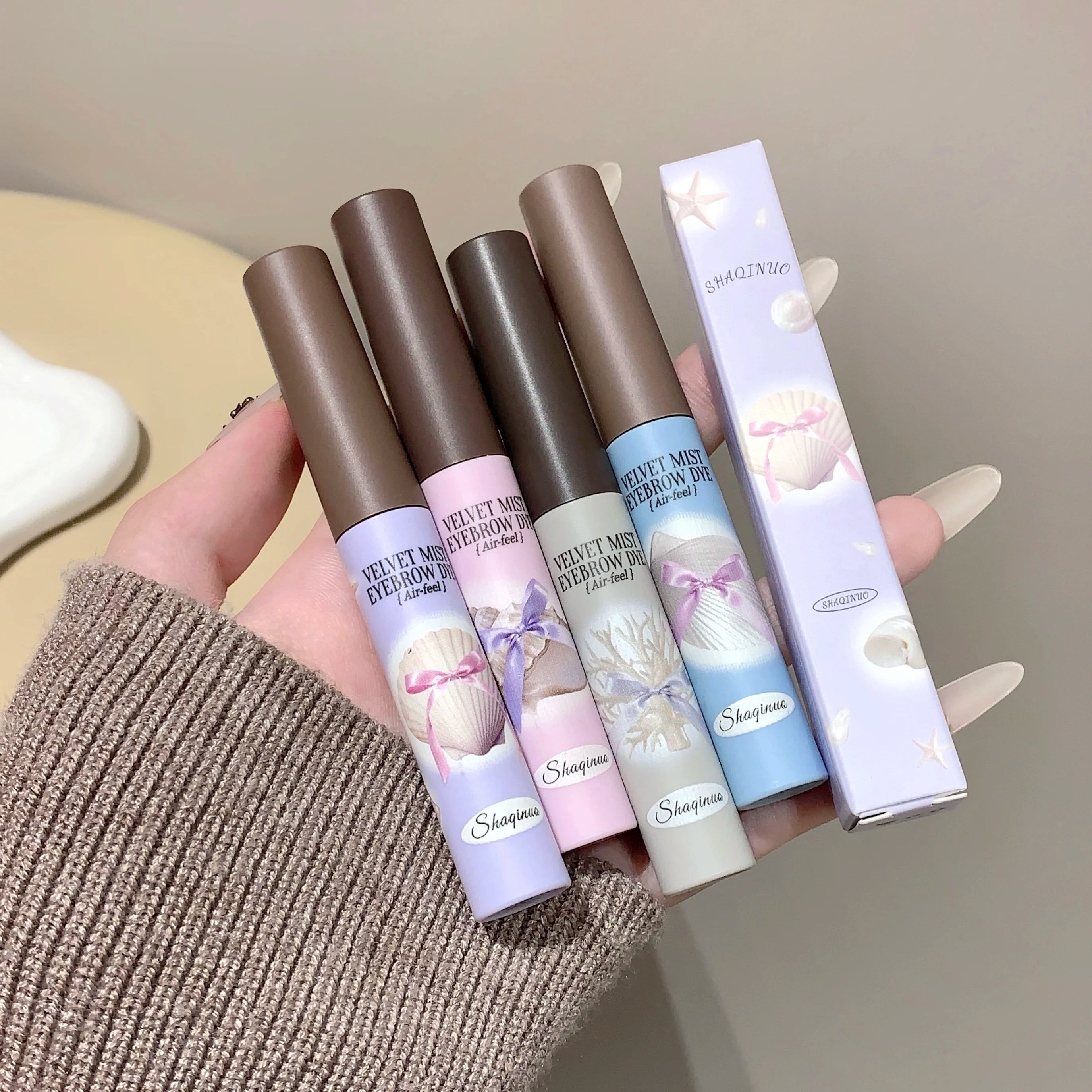 Cute Natural Mist Eyebrow Enhancer Dye Gel Tint Mascara SHAQINUO Long Qme