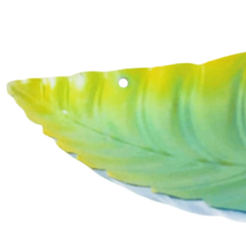 Outdoor Bird Bath Leaf Hummingbird Feeder Dish Bird Feeder Waterer For Garden Balcony Patio Backyard Lawn Porch Deck Qme