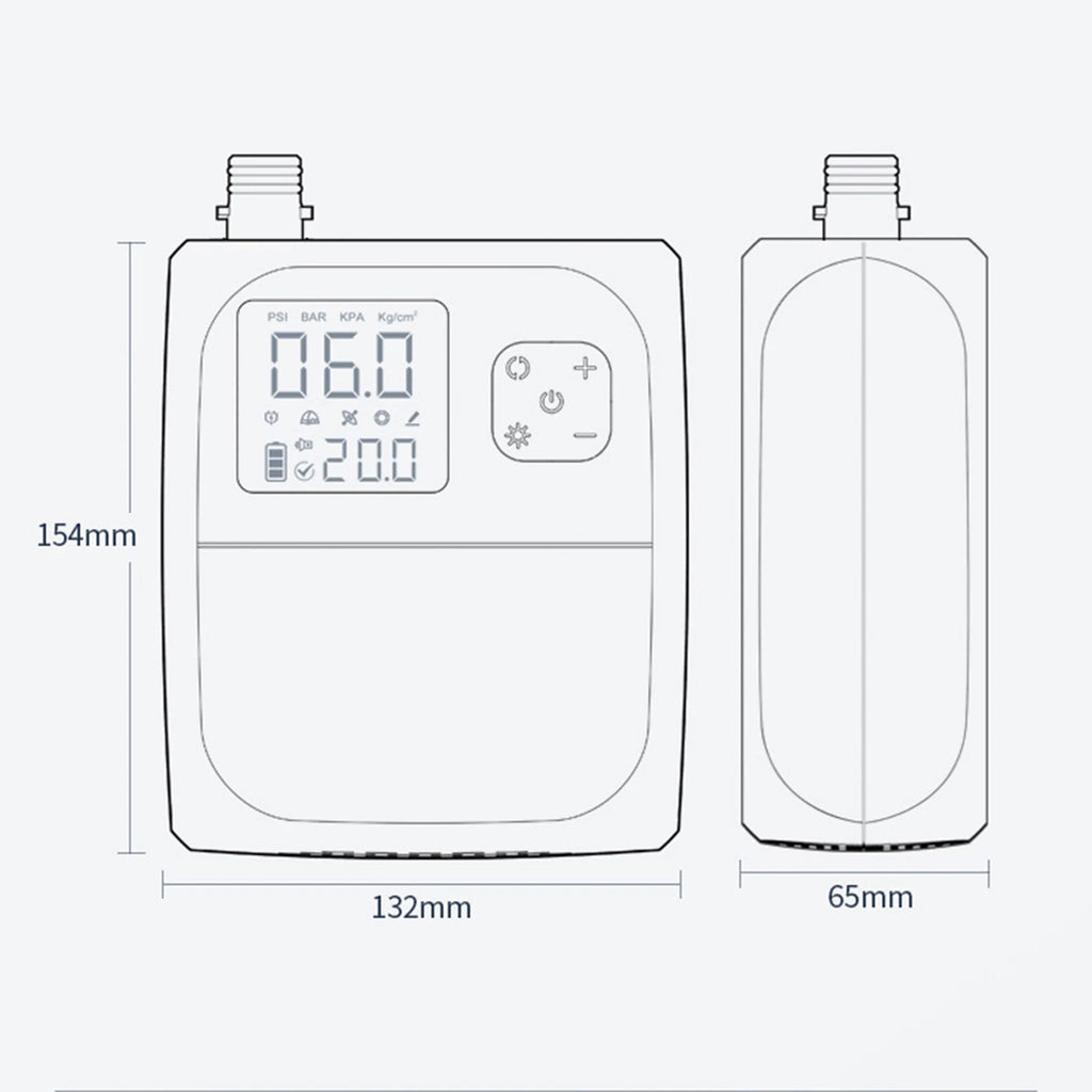 Portable 25PSI Electric Paddleboard Pump Rechargeable SUP Pump Dual Stage Inflation Portable Electric Pump For Kayaks SUP Qme