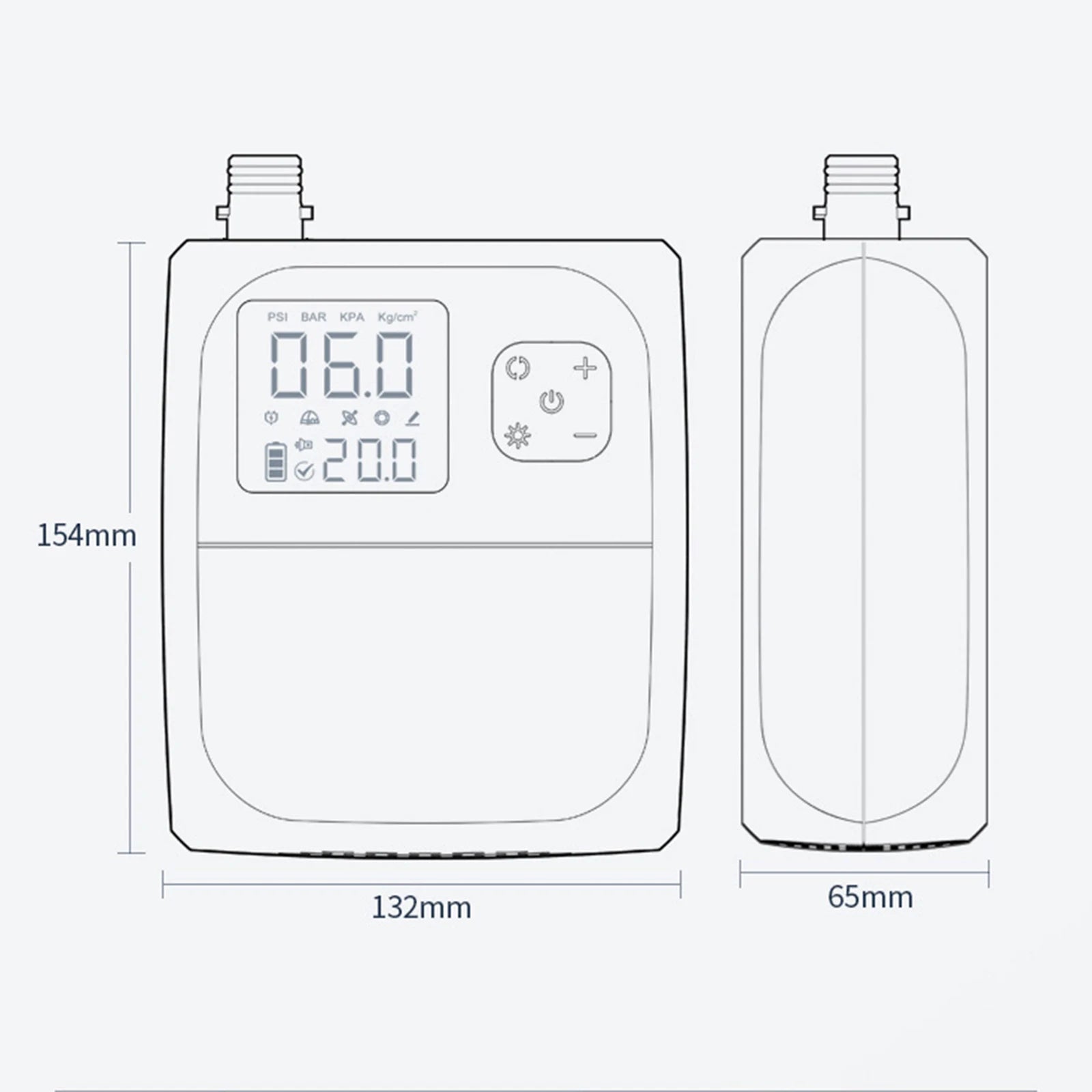 Portable 25PSI Electric Paddleboard Pump Rechargeable SUP Pump Dual Stage Inflation Portable Electric Pump For Kayaks SUP Qme