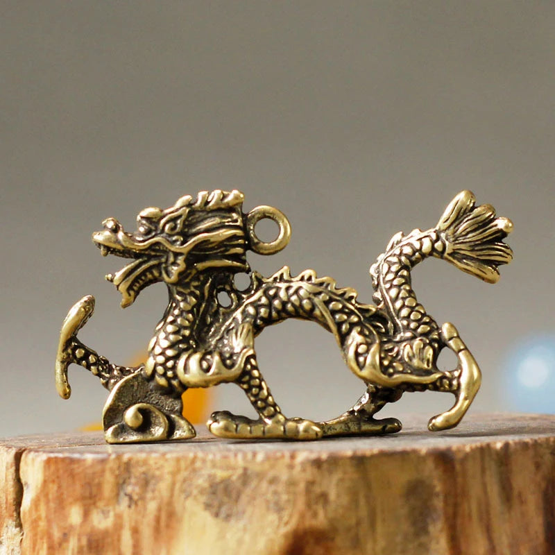 Copper Mythical Animal Miniature Home Decoration Crafts Qme