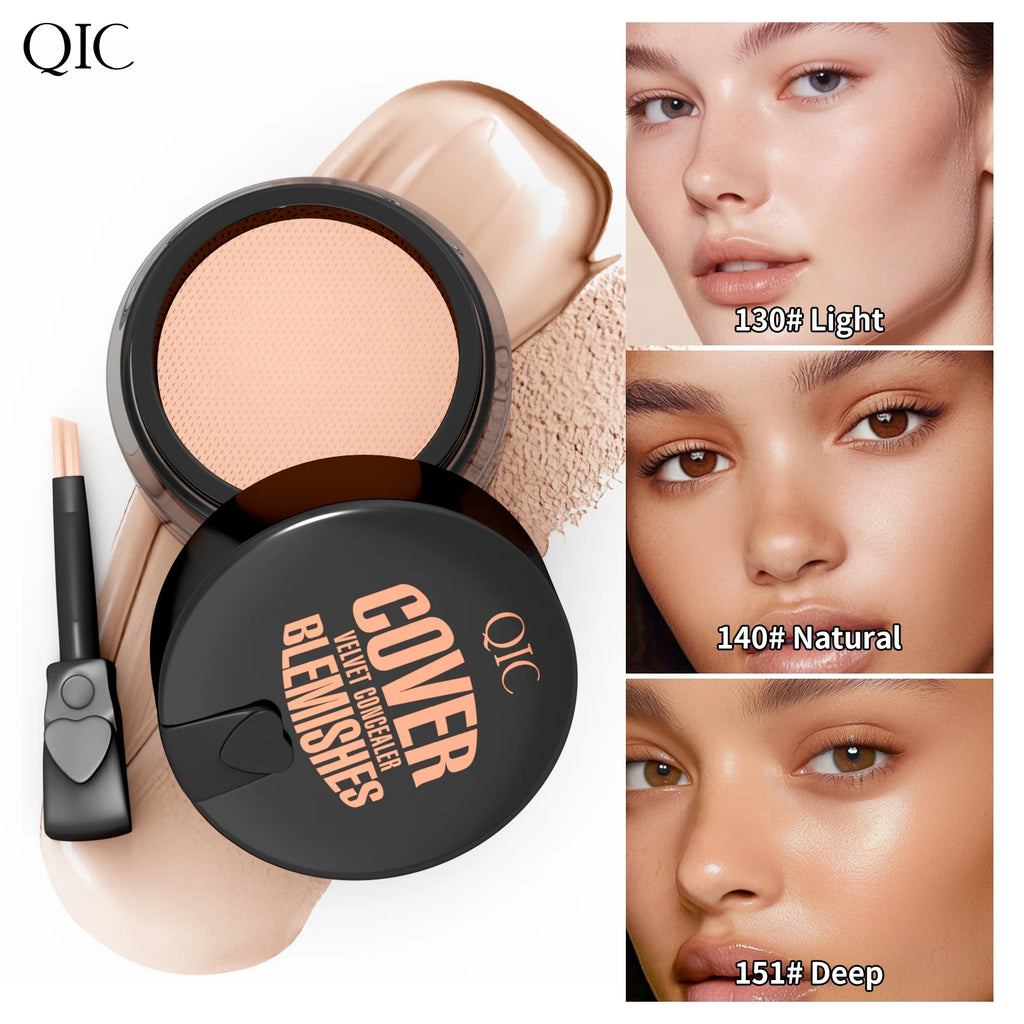 Waterproof & Sweatproof Concealer Cream - Tattoo coverage, Long-Lasting Foundation, Natural,Full coverage, All Skin Types Qme